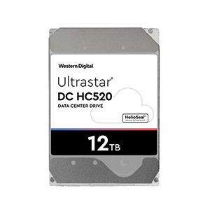 WD Ultrastar 12TB SATA Enterprise Hard Drive Helium HC520